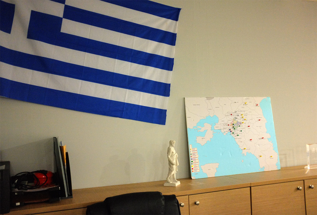 flag and map at EPAM